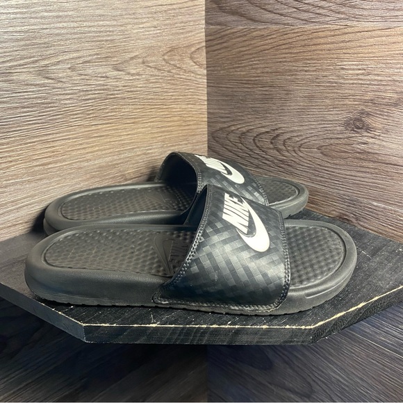 Nike slide sandals checkerboard black - Picture 2 of 7